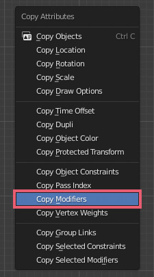 Copy Selected Modifiers