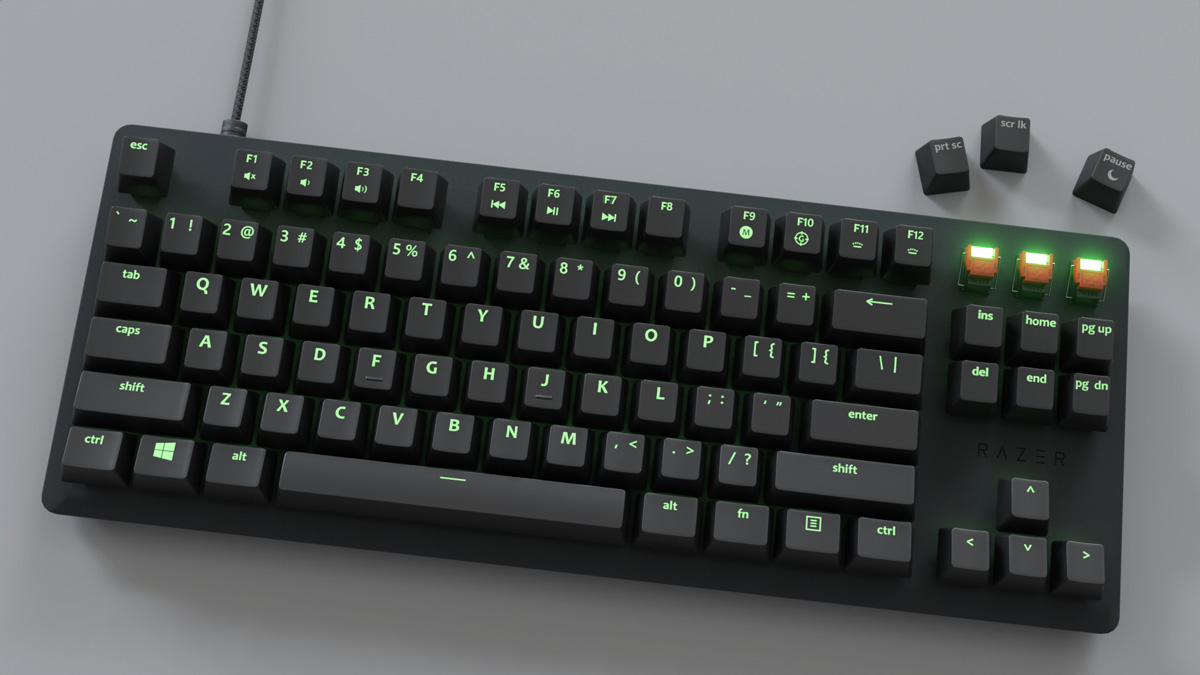OBJ file Razer Huntsman V2 Mechanical Keyboard ⌨️・3D print model to  download・Cults