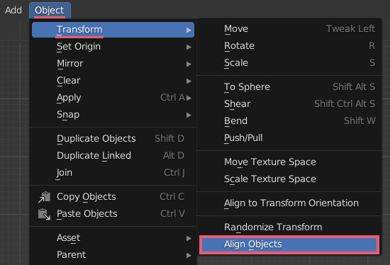 Align Objects