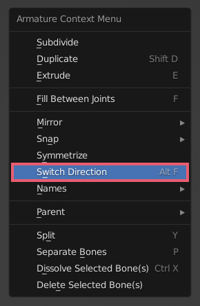switch direction