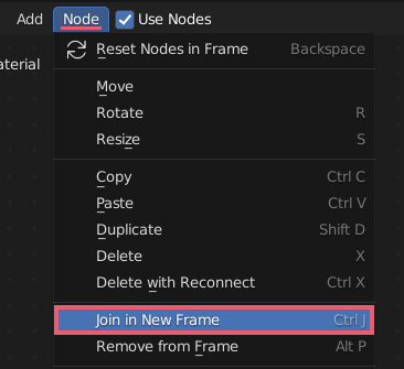 blender node frame