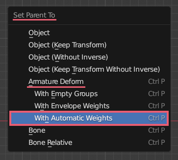 Assign Automatic from Bones