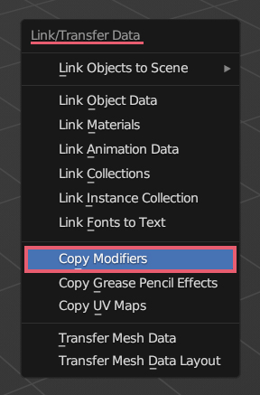 Copy Modifiers