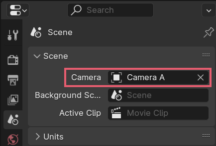 Blender Active Camera
